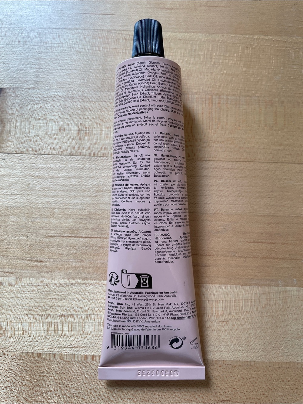 Aesop Resurrection Aromatique Hand Balm — 2.6 oz - Picture 4 of 5
